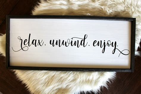 Relax, unwind, and enjoy .
